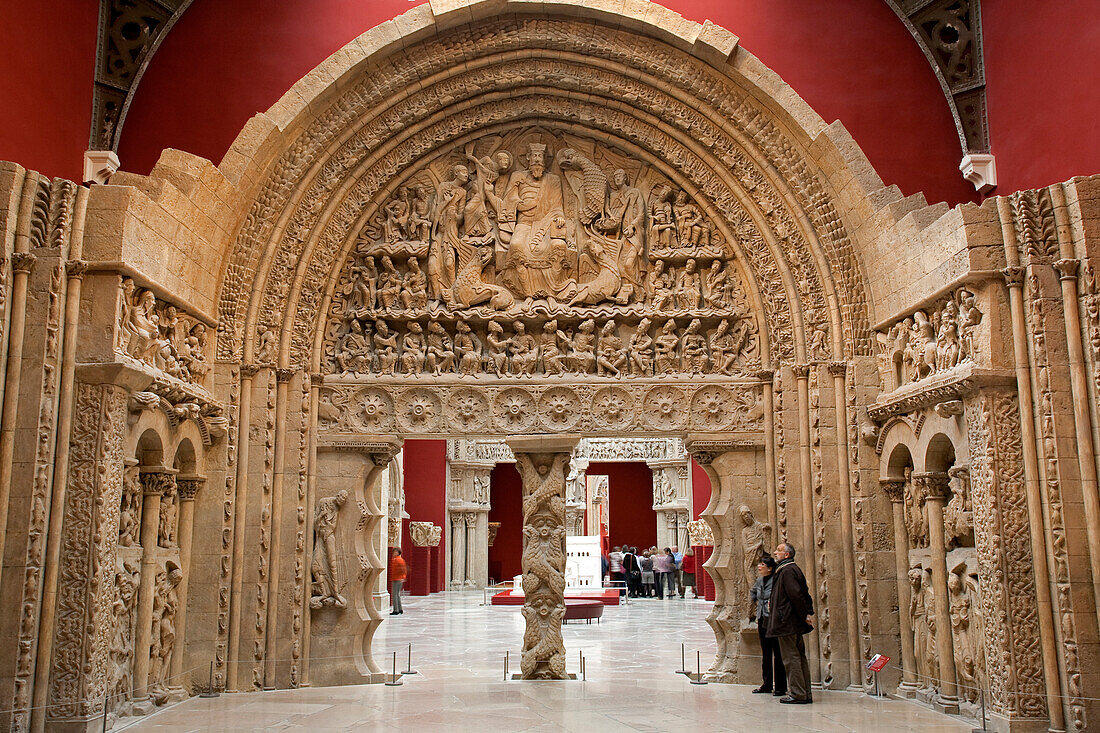 France, Paris, Palais de Chaillot, Cite de l'Architecture et du Patrimoine (City of Architecture and Patrimony), casts gallery, room dedicated to the local Romanesque style in Languedoc region