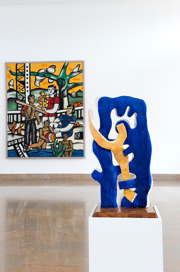 France, Alpes-Maritimes, Biot, Fernand Leger National Museum, sculpture Rockefeller branch