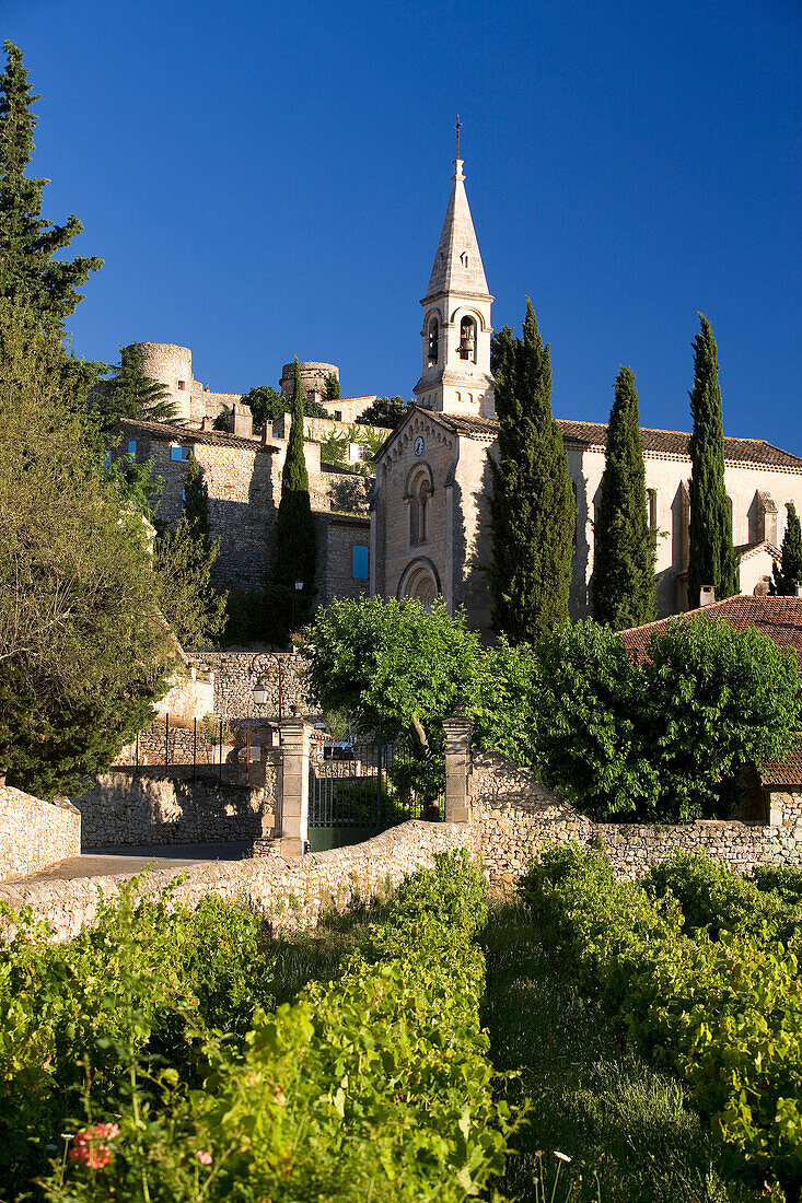 France, Gard, La Roque sur Ceze, labelled Les Plus Beaux Villages de France (The Most Beautiful Villages of France)