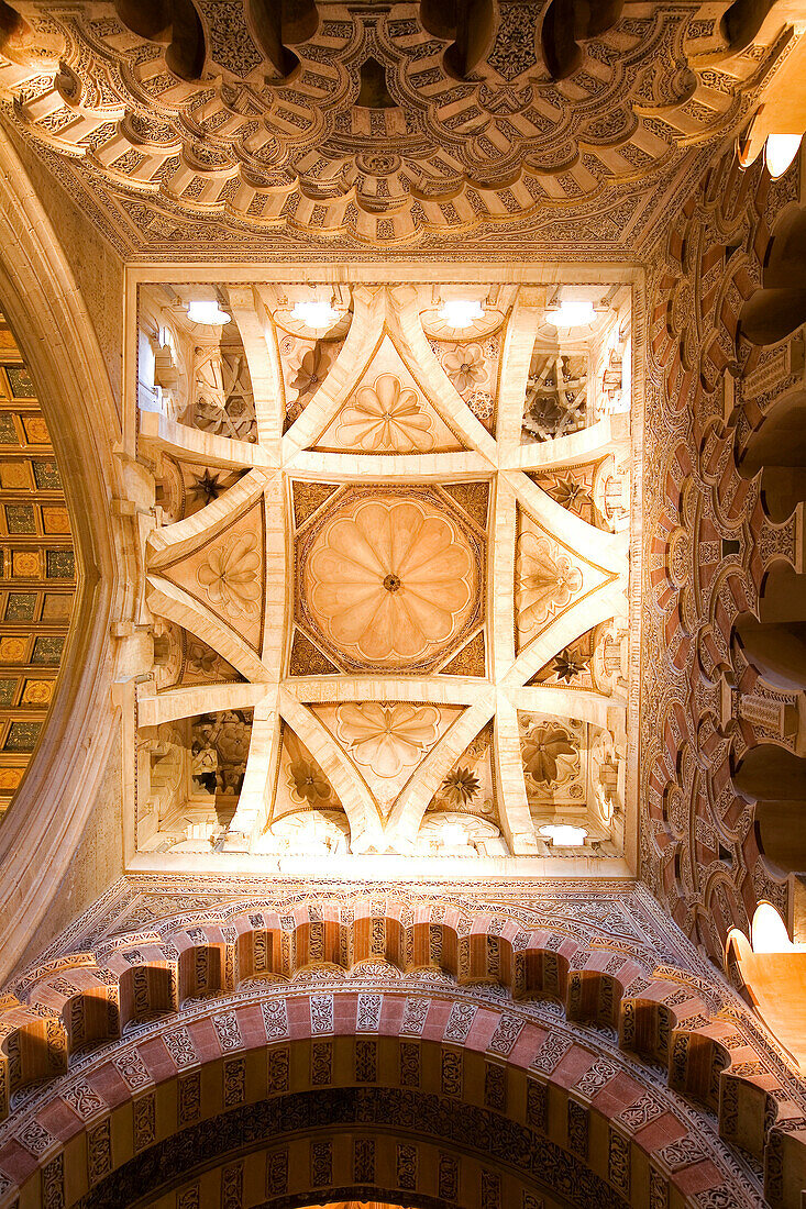 Spain, Andalusia, Cordoba, historic part listed as World Heritage by UNESCO, the cathedral of Cordoba (Mezquita), a former mosque, Ummayad Islamic architecture, built between 785 and 987