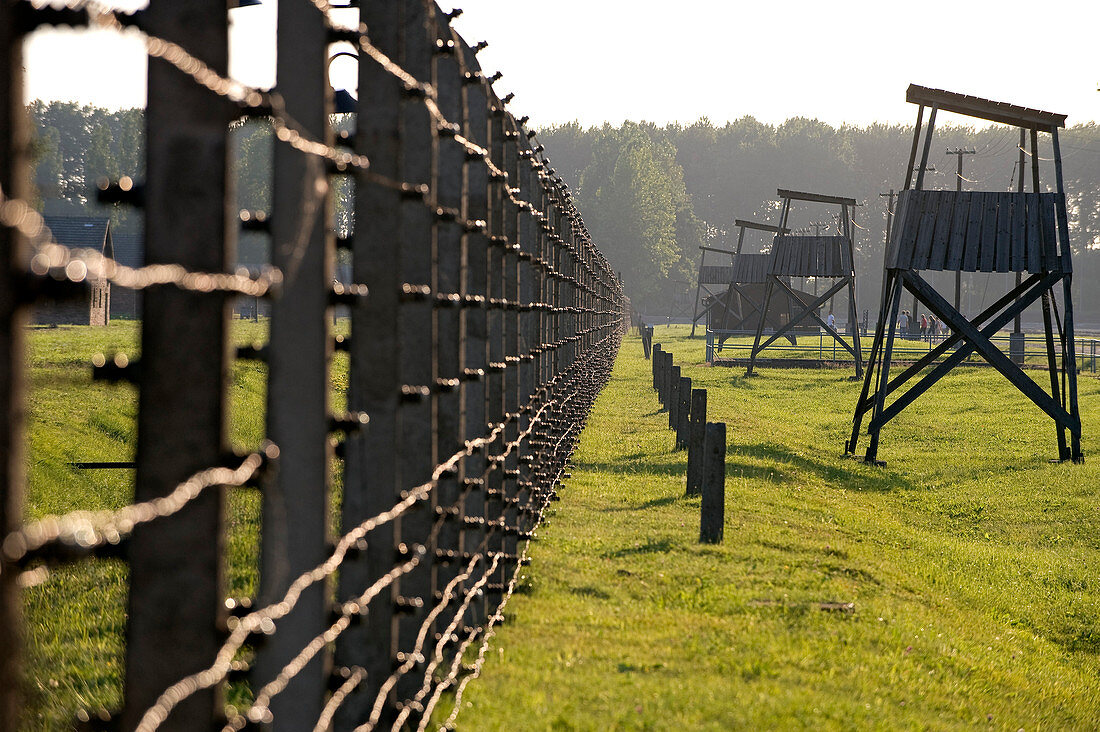 Poland, Silesian region, near Krakow, village of Oswiecim, the camp of extermination of Auschwitz-Birkenau, listed as World Heritage by UNESCO