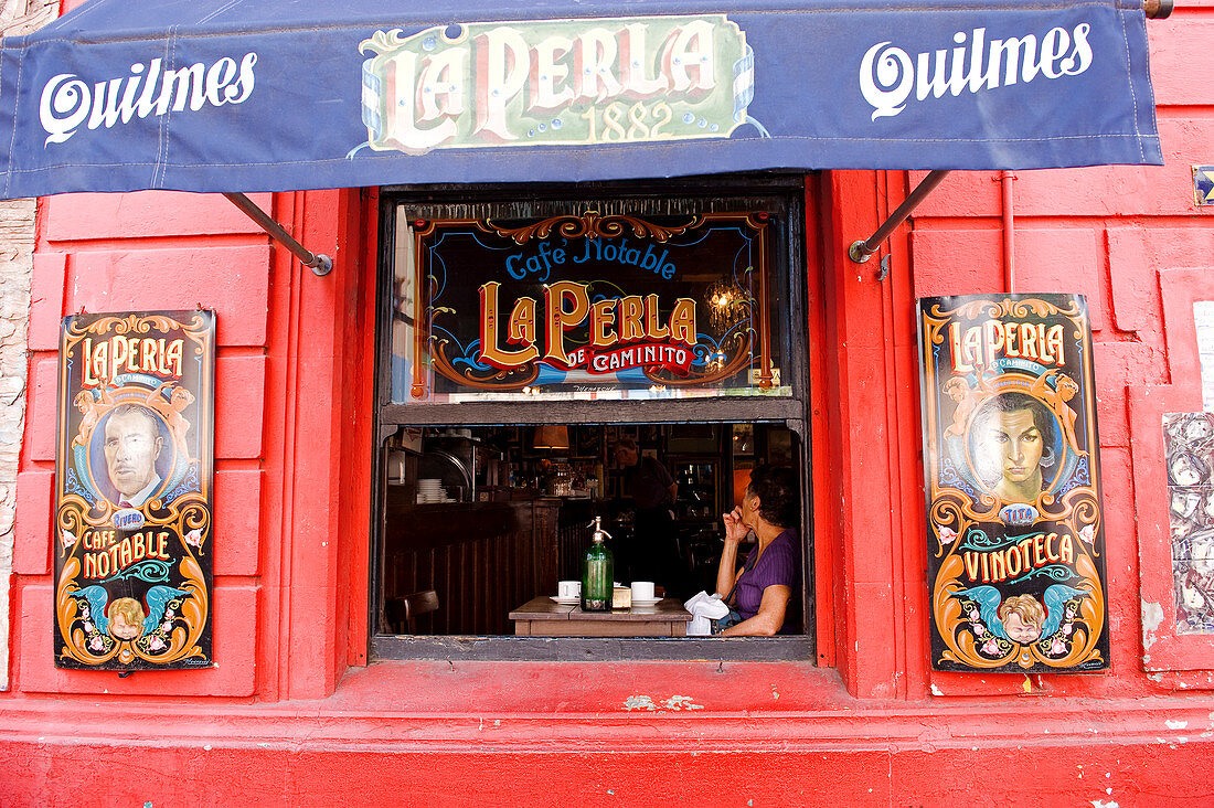 Argentina, Buenos Aires, La Boca District, La Perla Cafe