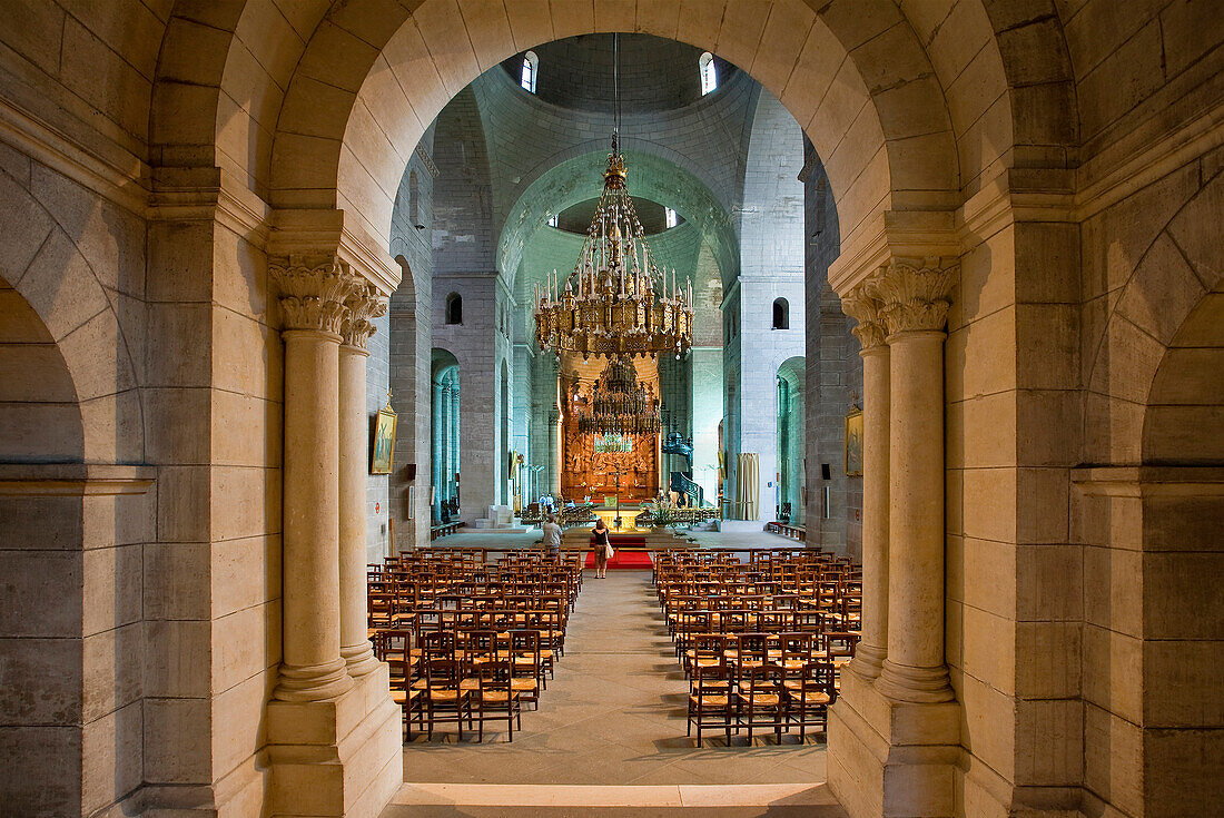 France, Dordogne, Perigord Blanc, Perigueux, Saint Front Byzantine Cathedral, stop on Route of Santiago de Compostela, listed as World Heritage by UNESCO