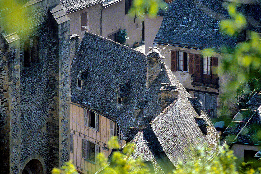 France, Aveyron, Conques, labeled Les Plus Beaux Villages de France (The Most Beautiful Villages of France), stop on El Camino de Santiago