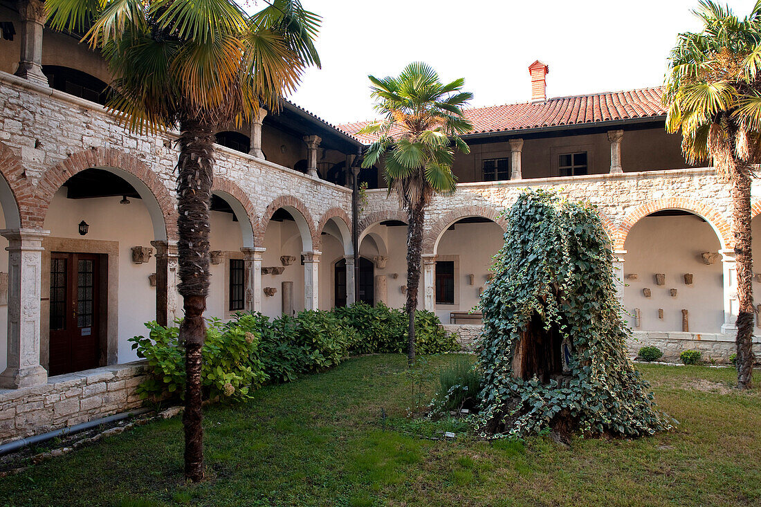 Croatia, Istria, Adriatic Coast, the city of Pula, franciscan monastery