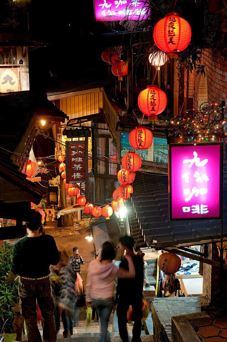 Taiwan, Taipei District, Jiufen, Shuchi Street