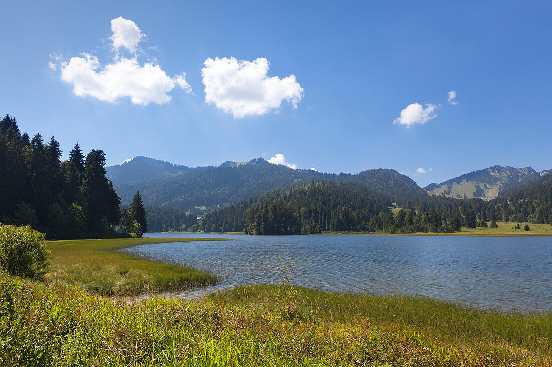 lake Spitzingsee, Mangfallgebirge, Bavaria, Germany