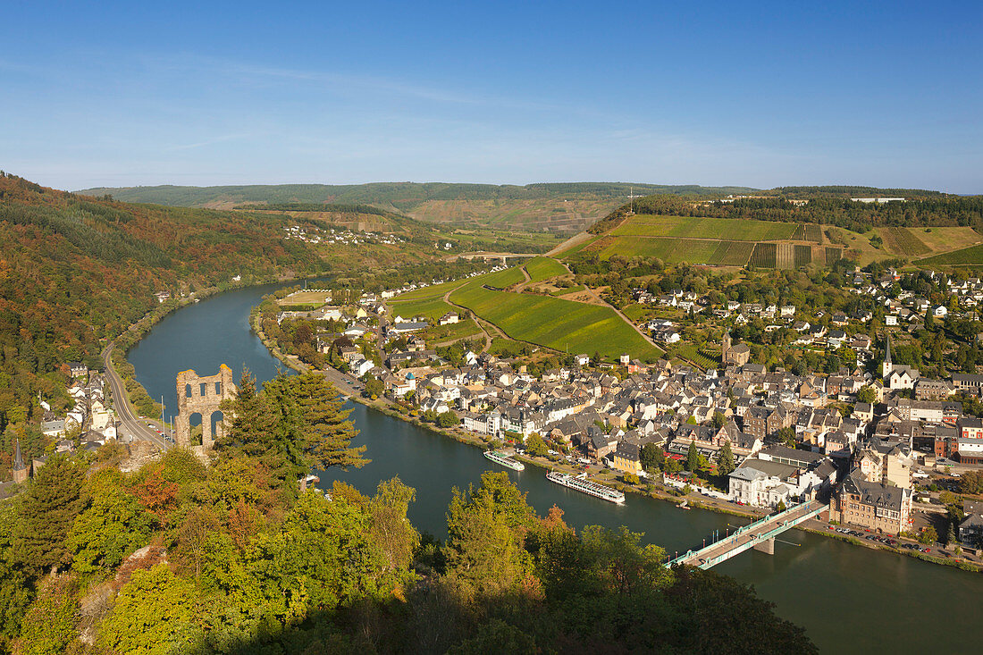 Grevenburg oberhalb von Traben-Trarbach, Mosel, Rheinland-Pfalz, Deutschland