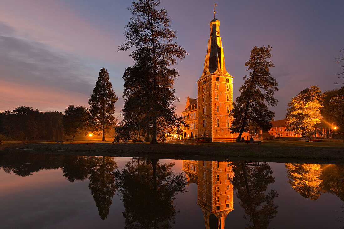 Wasserschloss Burg Raesfeld, Münsterland, Nordrhein-Westfalen, Deutschland