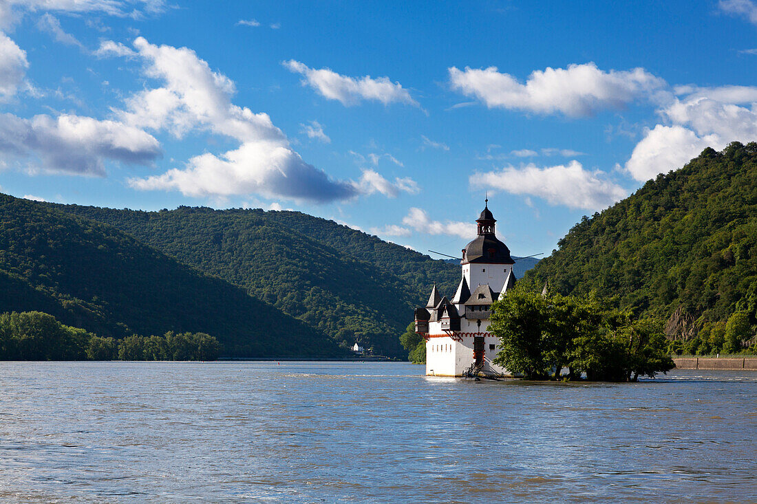 Pfalzgrafenstein castle, near Kaub, Rhine river, Rhineland-Palatinate, Germany