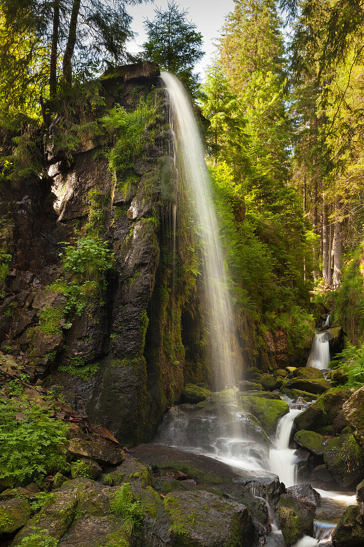 Waterfall near Menzenschwand, Black Forest, Baden-Wuerttemberg, Germany