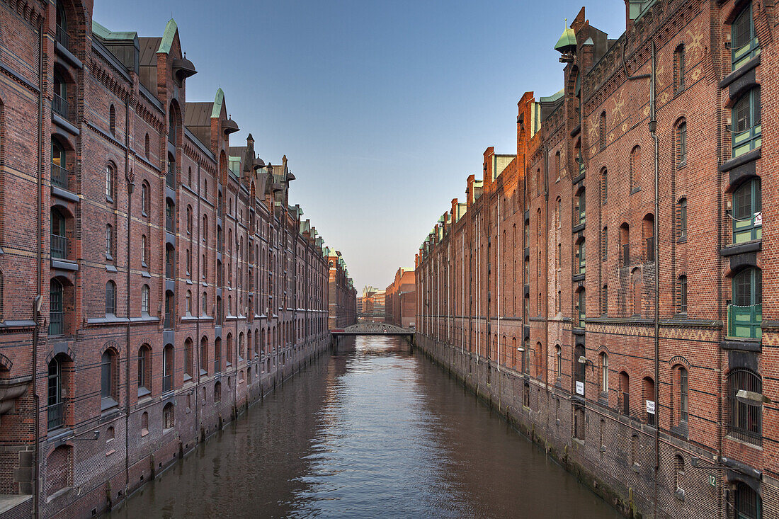 Traditional Hamburg Kontorhaus, office buildings, in Speicherstadt, Hanseatic City Hamburg, Northern Germany, Germany, Europe