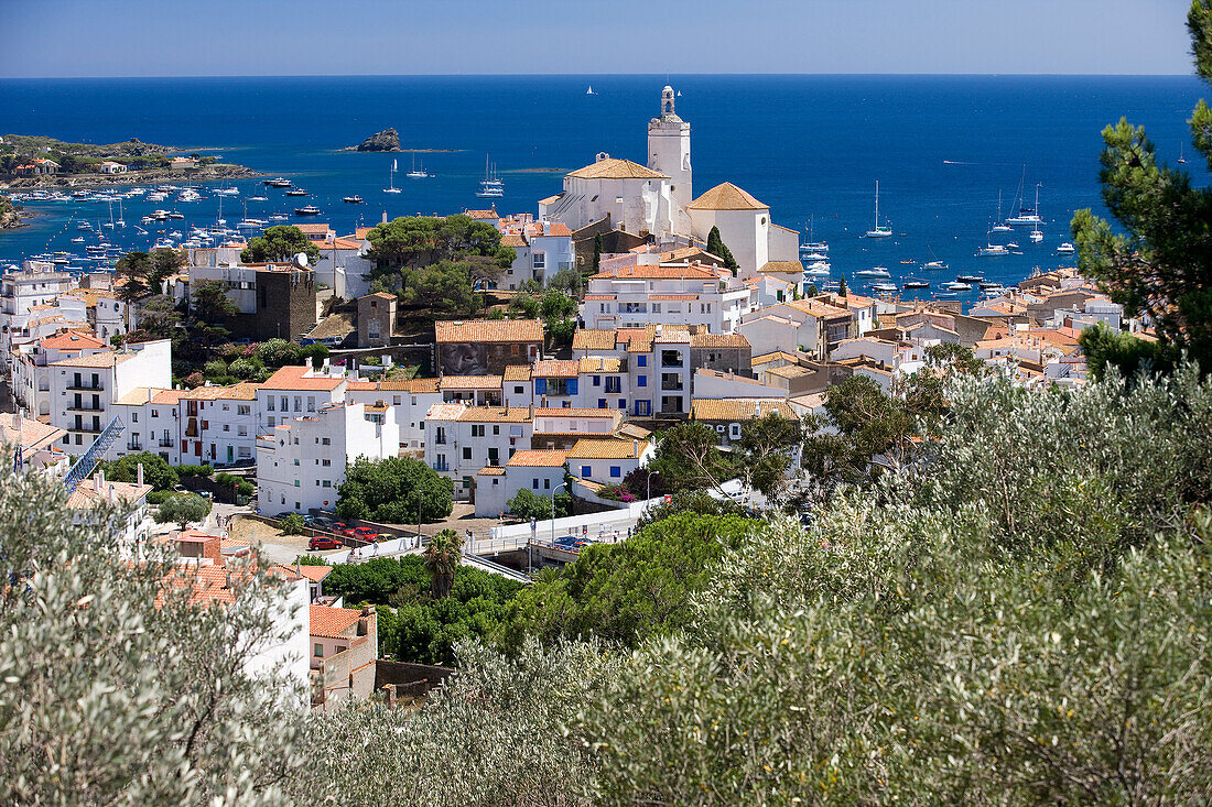 Spain, Catalonia, Costa Brava, Cadaques, Santa Maria Church