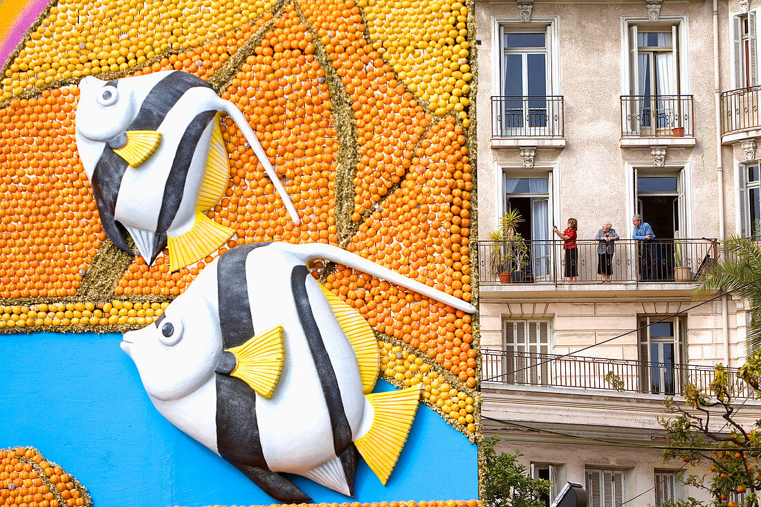 Frankreich, Alpes Maritimes, Menton, Le Corso, Fete du Citron (Zitronenfest), die Inseln der Welt