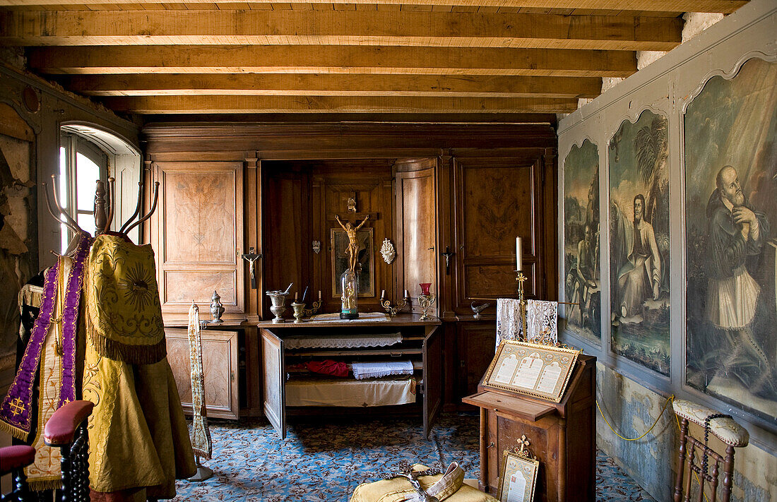 France, Saone et Loire, Louhans, the Hotel Dieu chapel