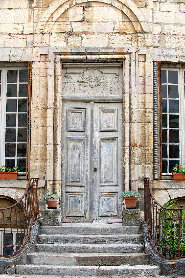 France, Cote d'Or, Dijon, Le Compasseur Mansion located 3 rue Berbisey (Berbisey Street)