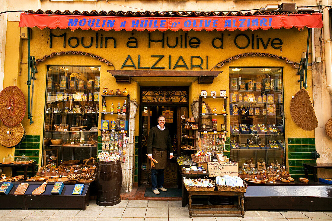 Frankreich, Alpes Maritimes, Nizza, Altstadt, Alziari Öl mil, Olivenöl