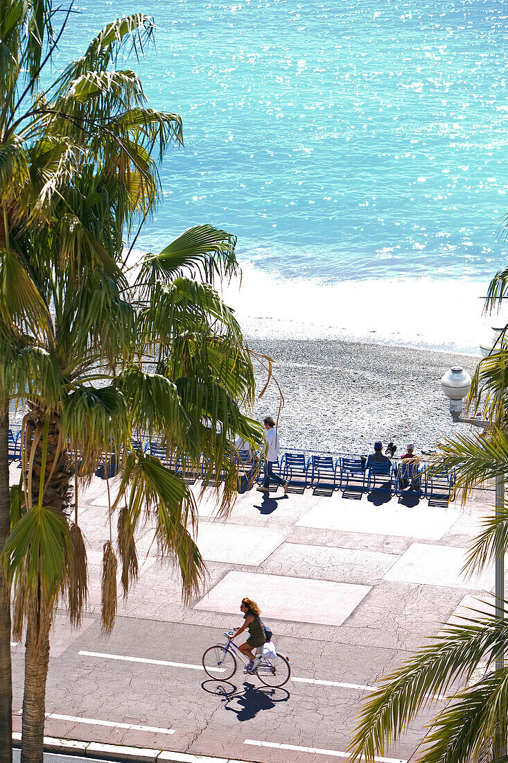 Frankreich, Alpes Maritimes, Nizza, Promenade des Anglais