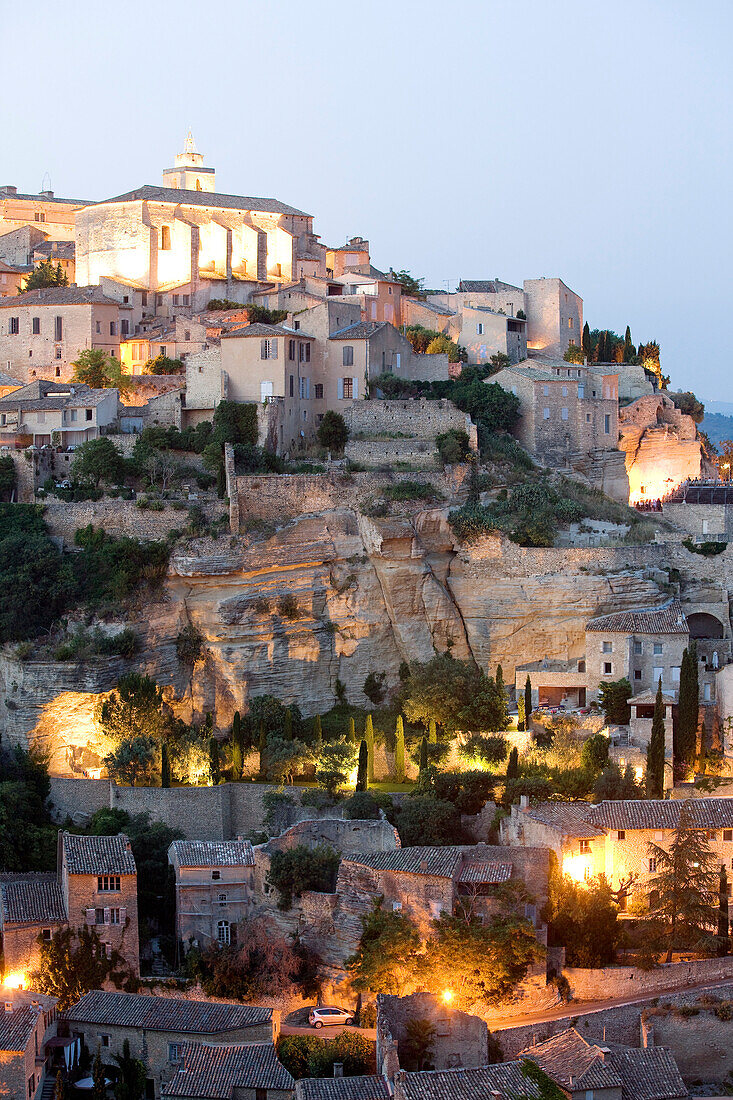 France, Vaucluse, Gordes, labelled Les Plus Beaux Villages de France (The Most Beautiful Villages of France)