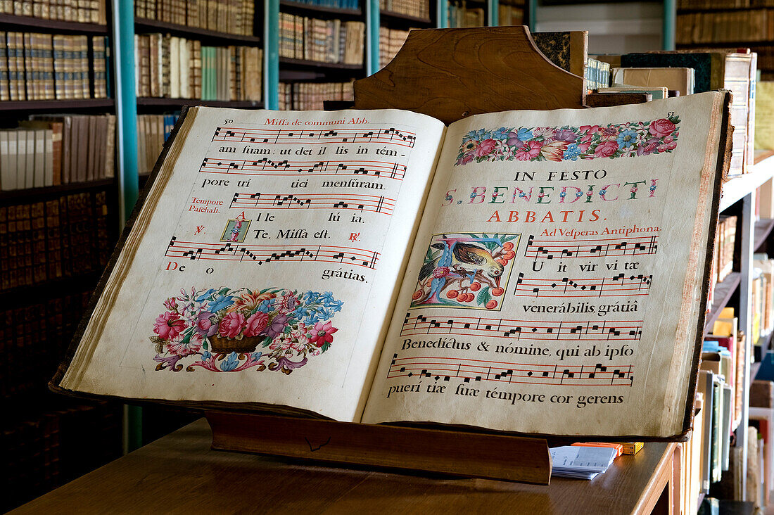 Frankreich, Côte d'Or, Semur en Auxois, die Bibliothek (historische) der Stadt