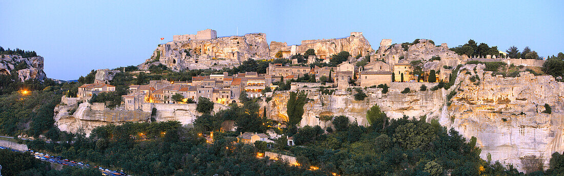 France, Bouches du Rhone, Alpilles, Les Baux de Provence, labelled Les Plus Beaux Villages de France (The Most Beautiful Villages of France)