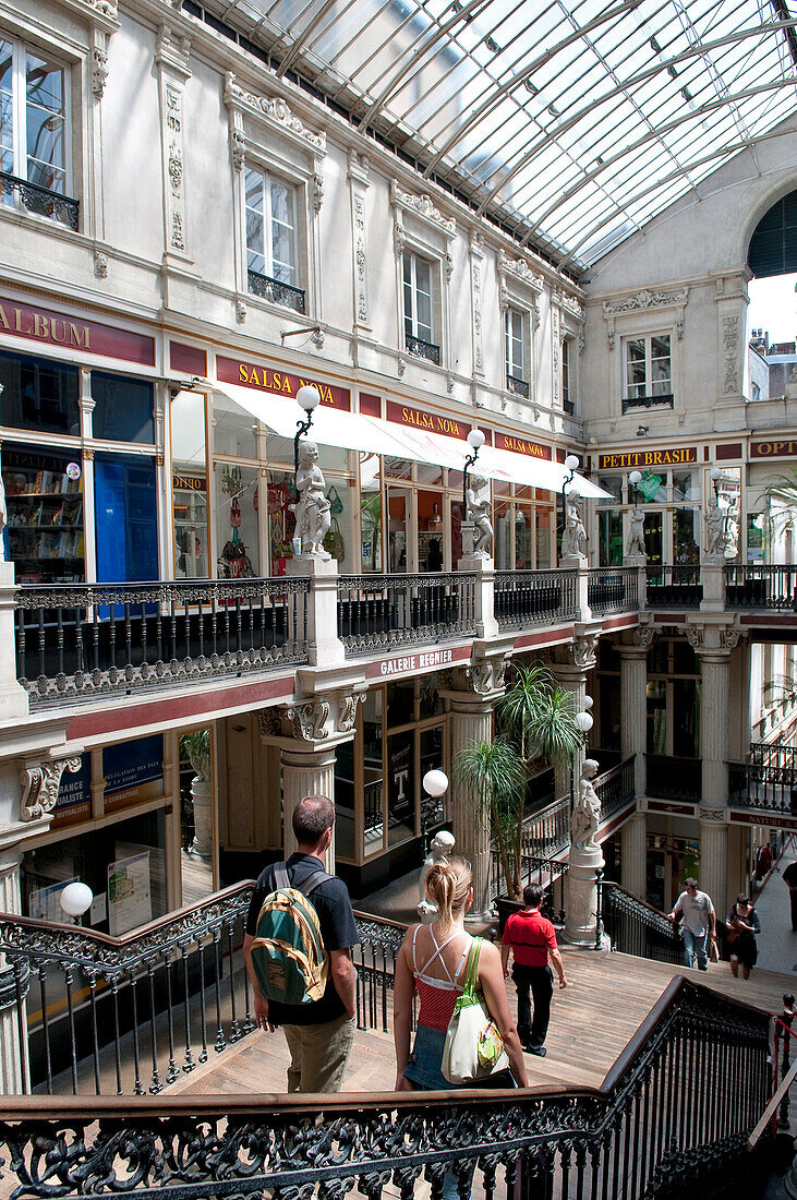 France, Loire Atlantique, Nantes, European Green Capital 2013, the passage Pommeraye, shopping mall