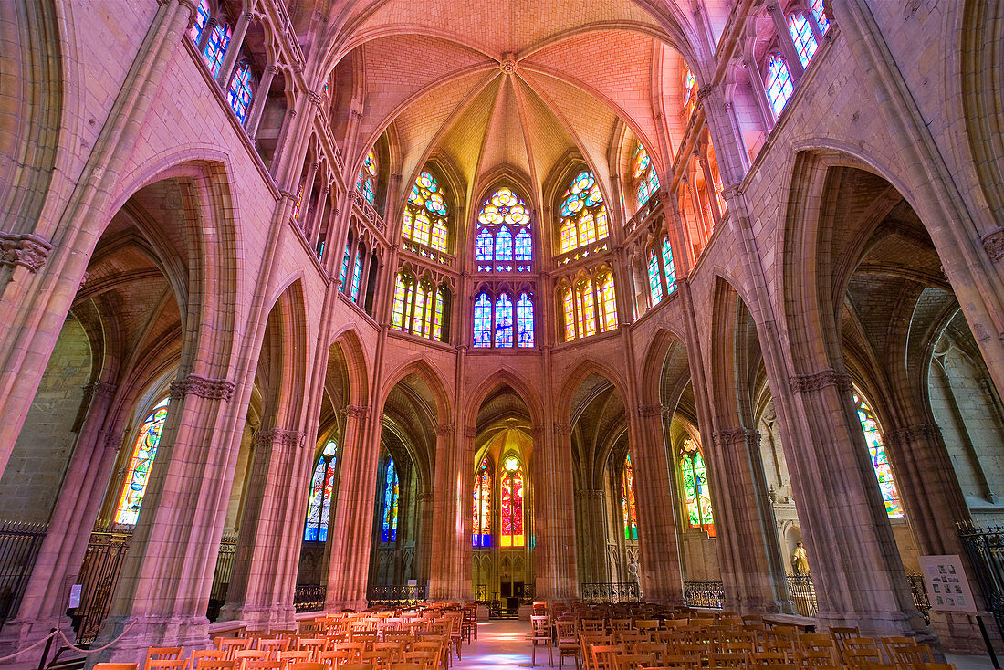 Frankreich, Nièvre, Nevers, Saint Cyr Sainte Julitte Kathedrale