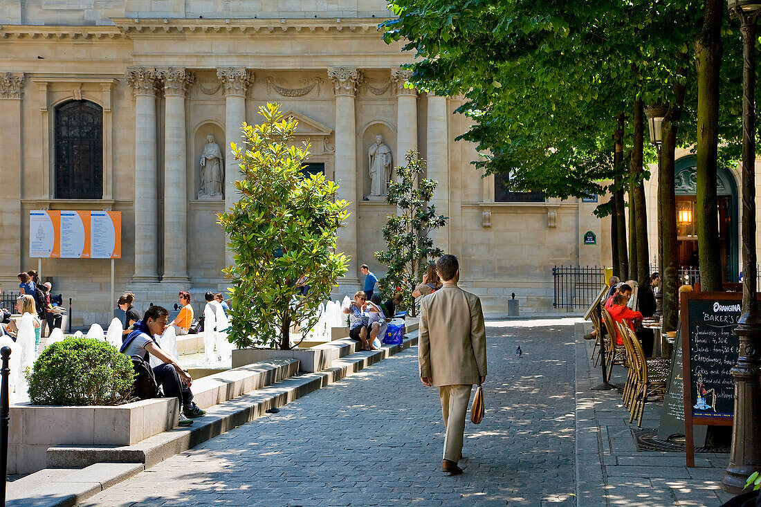 Frankreich, Paris, Quartier Latin, Place de la Sorbonne