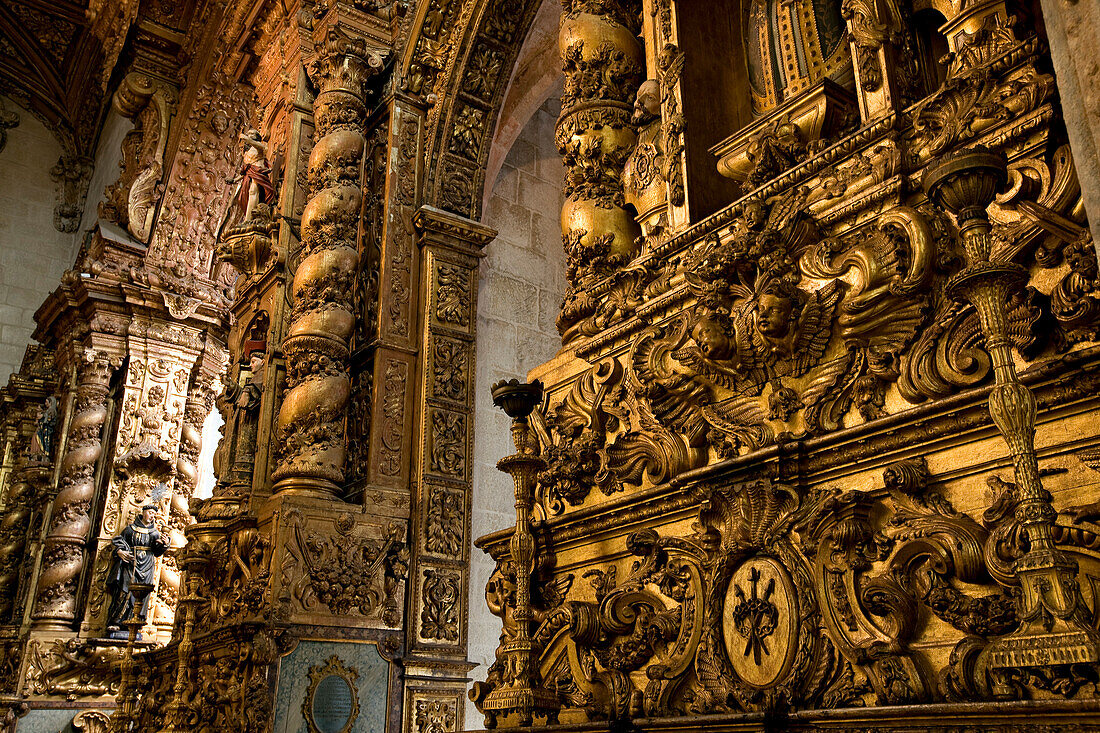 Portugal, Norte region, Porto, historical center listed as World Heritage by UNESCO, Baroque church of Sao Francisco