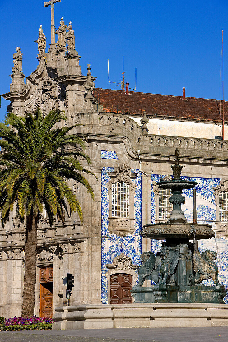 Portugal, Norte region, Porto, Do Carmo Church, azulejos