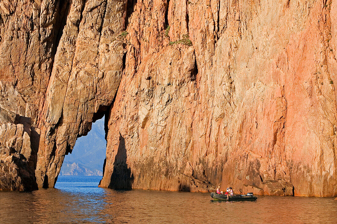 Frankreich, Corse du Sud, Golfe de Porto, Capo Rosso