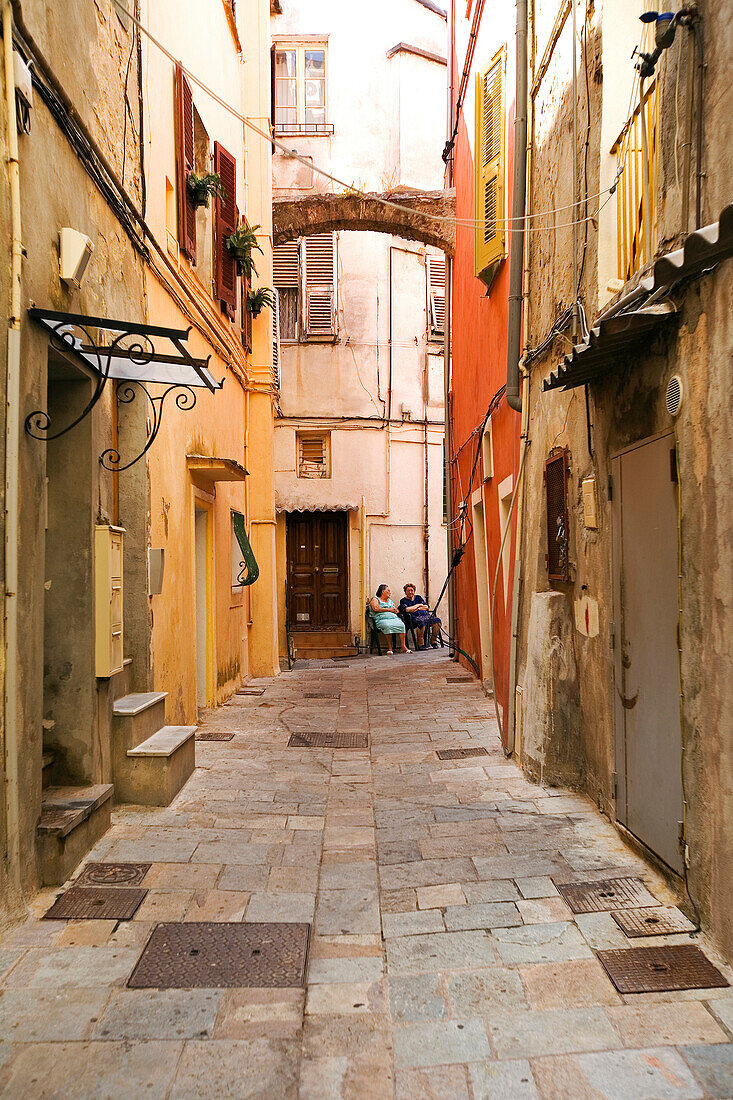 Frankreich, Haute Corse, Bastia, Rue Spinola