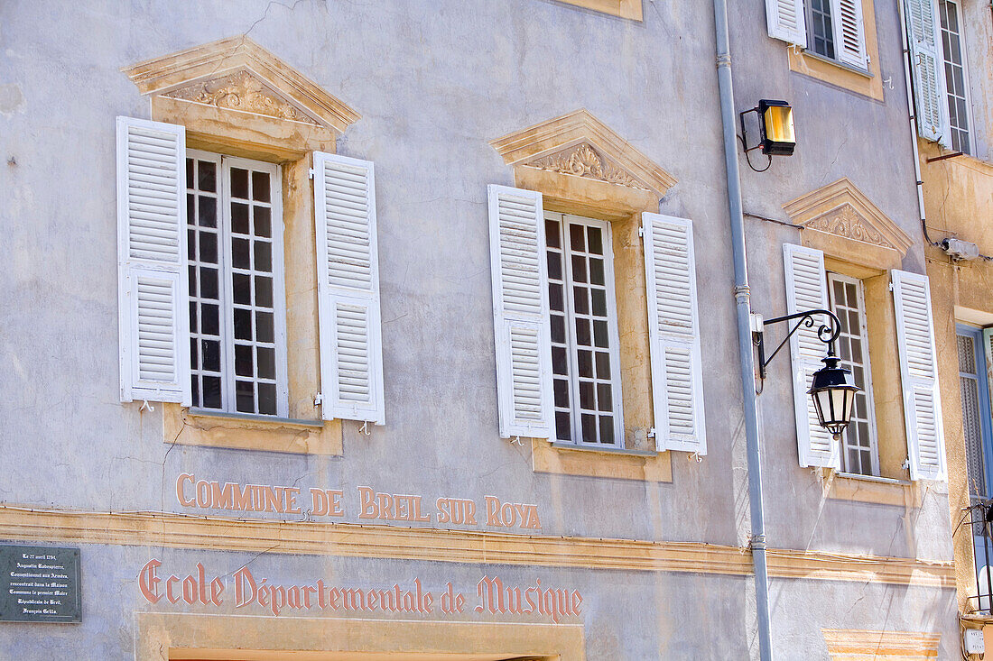 Frankreich, Alpes Maritimes, Roya-Tal, Breil sur Roya, Abteilungs Musikschule