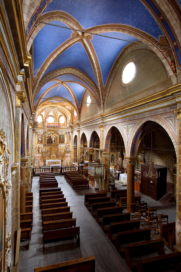 France, Alpes Maritimes, Roya Valley, La Brigue, Saint Martin collegial