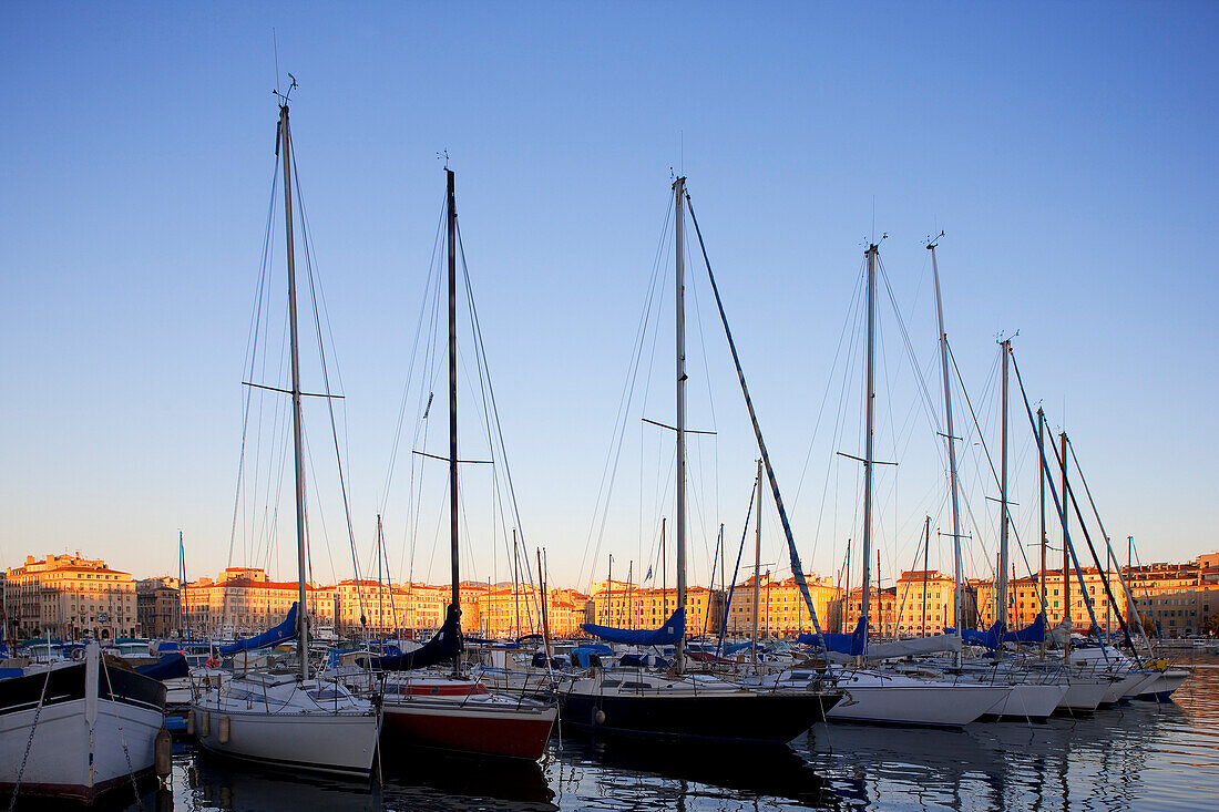 France, Bouches du Rhone, Marseille, Vieux Port (Old Harbour)