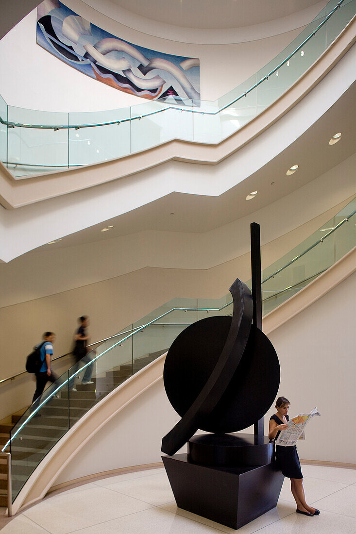 United States, California, Los Angeles, University of California at Los Angeles (UCLA), students in the Collins Center