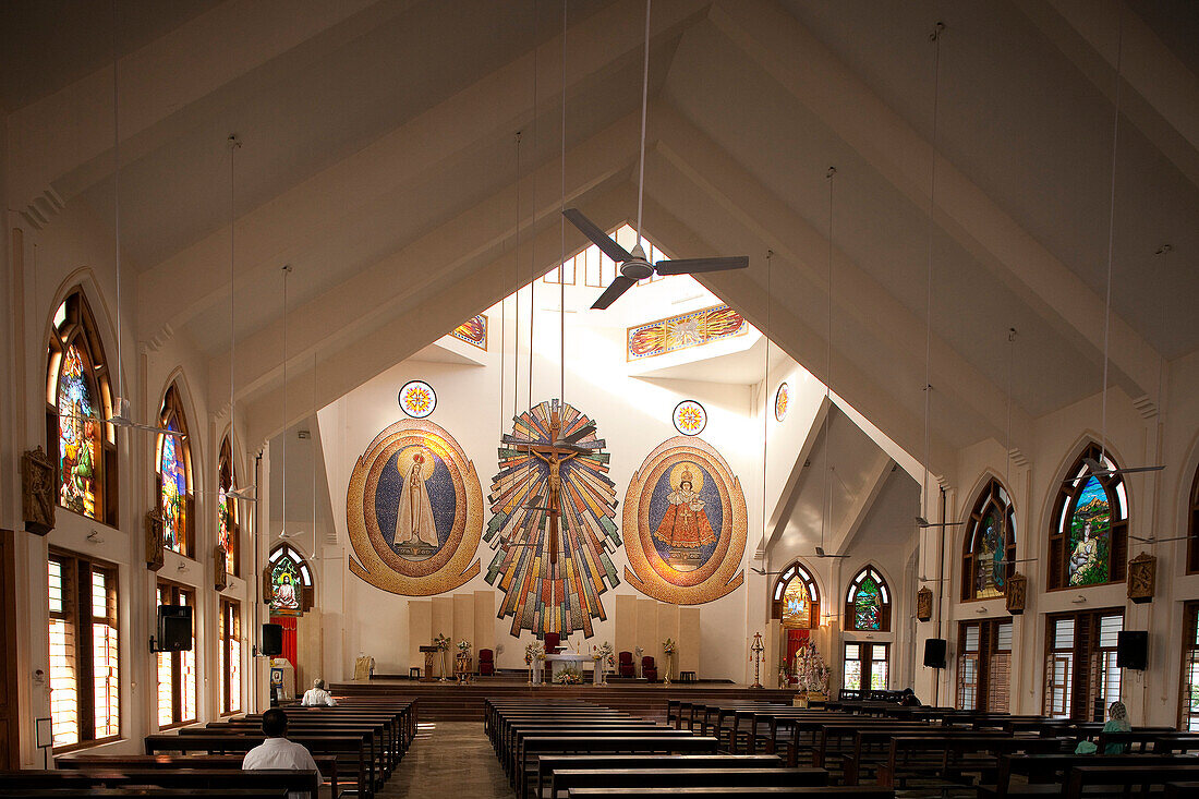 India, Kerala State, Kollam, catholic church