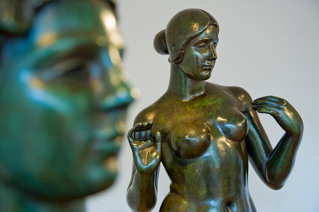 France, Paris, Fondation Dina Vierny-Musee Maillol, the Nymph bronze