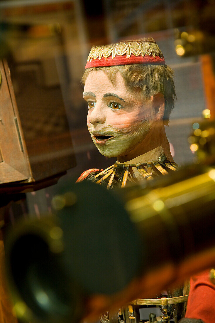 France, Paris, French cinematheque, head of automaton of ventriloquist magician