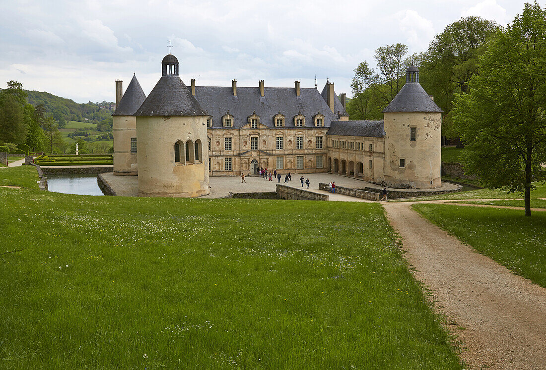 Château de Bussy-Rabutin 16.Jh. , Bussy-le-Grand , Dept. Côte-d'Or , Region Burgund , Frankreich , Europa