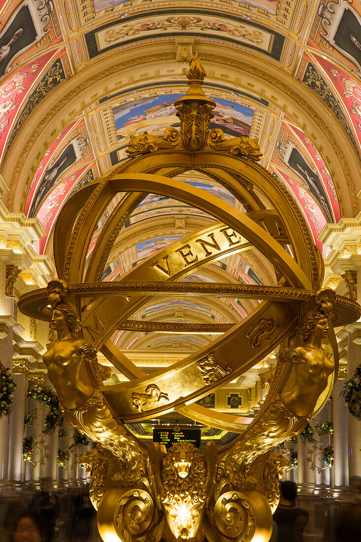 Interior of The Venetian Macau Resort Hotel along the Cotai Strip, Cotai, Macau, China