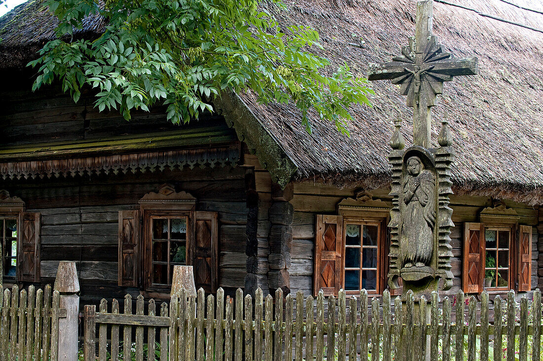 Litauen (Baltikum), Kaunas County, Rumsiskes, Open-Air-ethnographisches Museum, das Dorf Aukstaitija