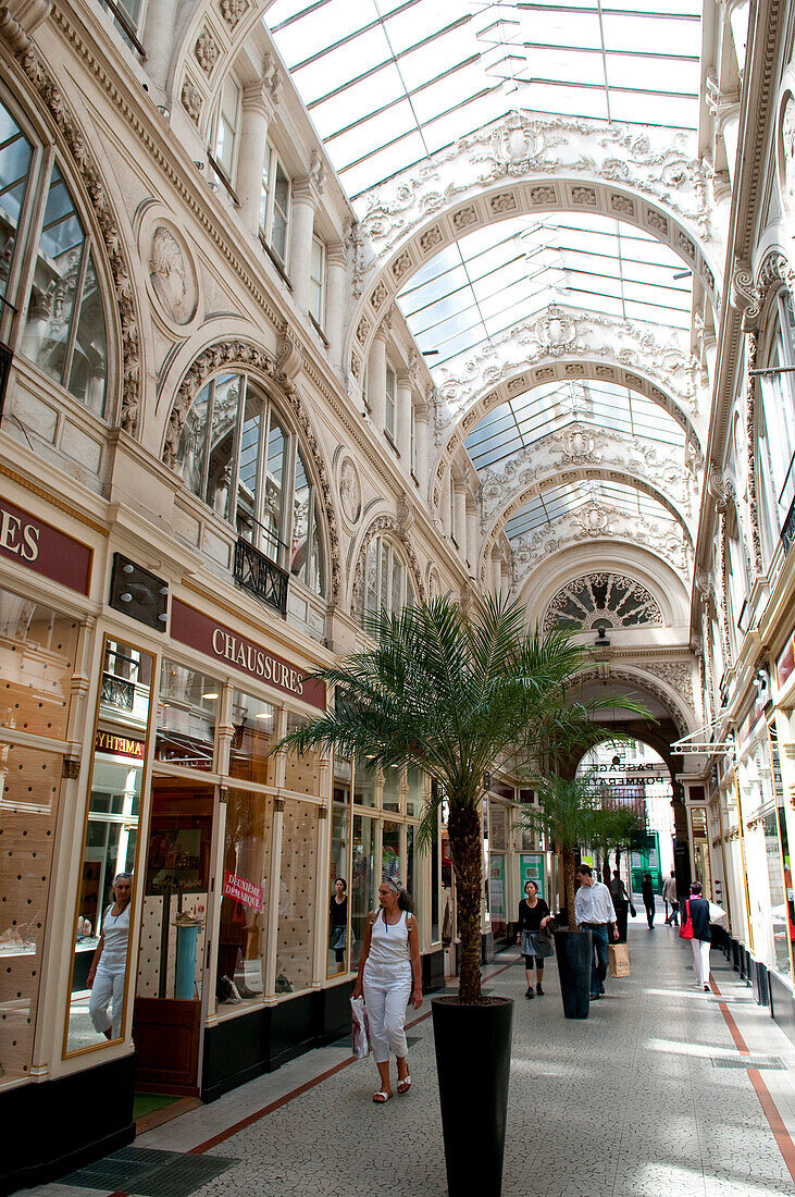 France, Loire Atlantique, Nantes, European Green Capital 2013, the passage Pommeraye, shopping mall