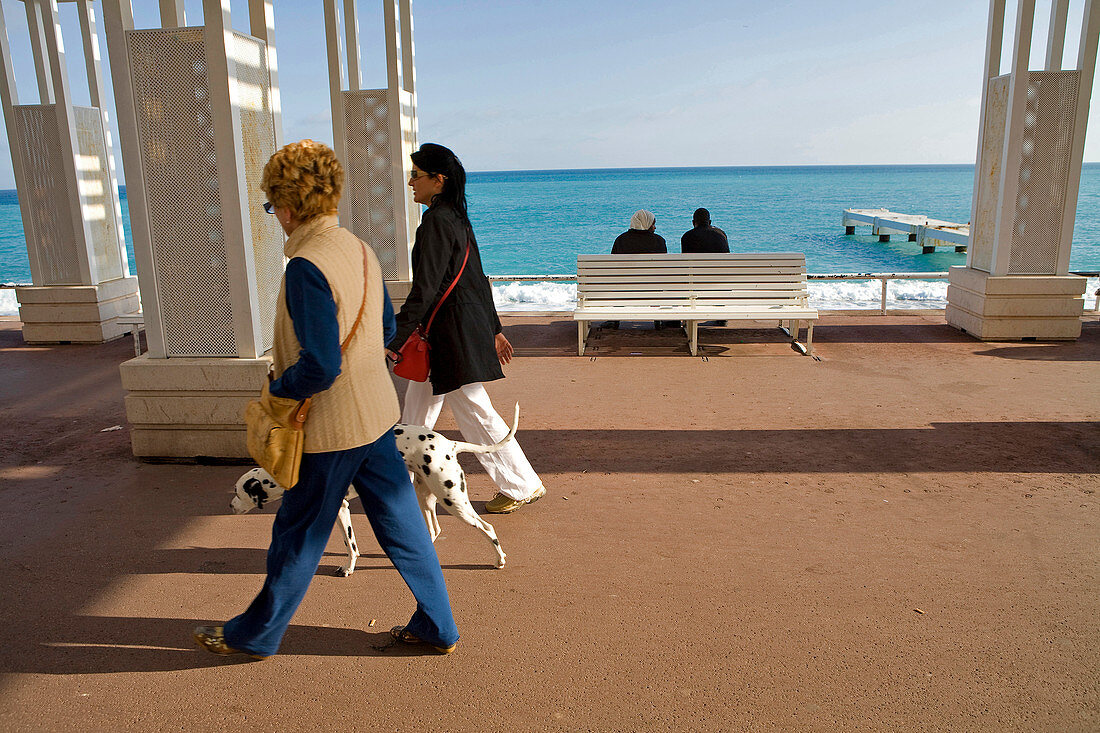 Frankreich, Alpes Maritimes, Nizza, Promenade des Anglais
