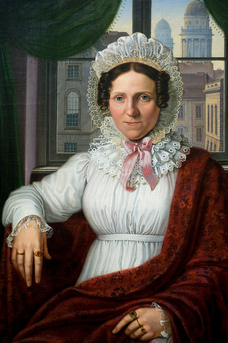 Germany, Berlin, Museum Island, listed as World Heritage by UNESCO, the museum of the former National Gallery (Alte Nationalgalerie), painting by Johann Erdmann Hummel (1769-1852) portrait of Luise Mila