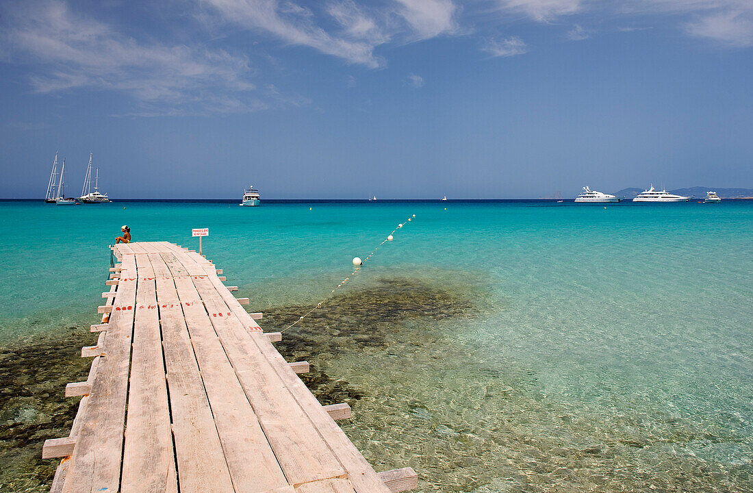 Spanien, Balearen, südlich von Ibiza, Formentera Insel, Ses Illetes Strand