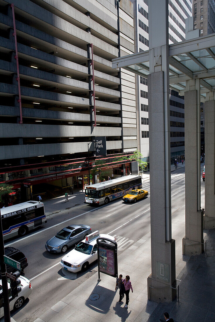 United States, Illinois, Chicago, Loop District, Madison Street, business district