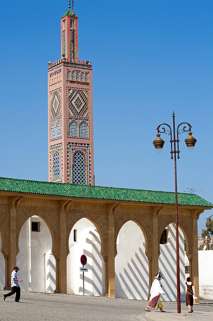 Morocco, Tangier Tetouan Region, Tangier, Grand Socco, Sidi Bouabid Mosque