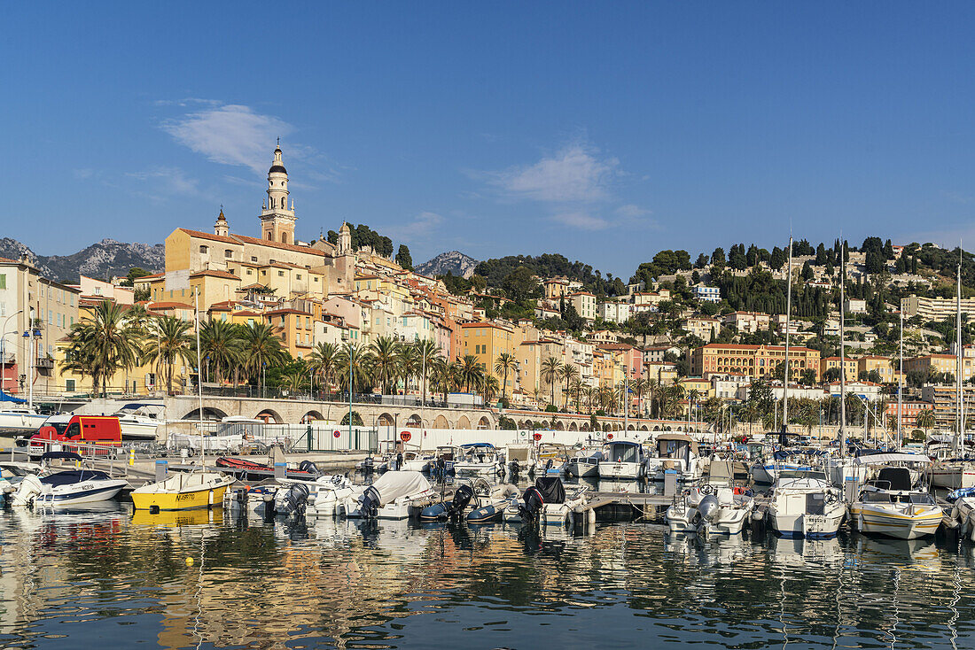 Marina of Menton, French Rivera, Cote D Azur, France