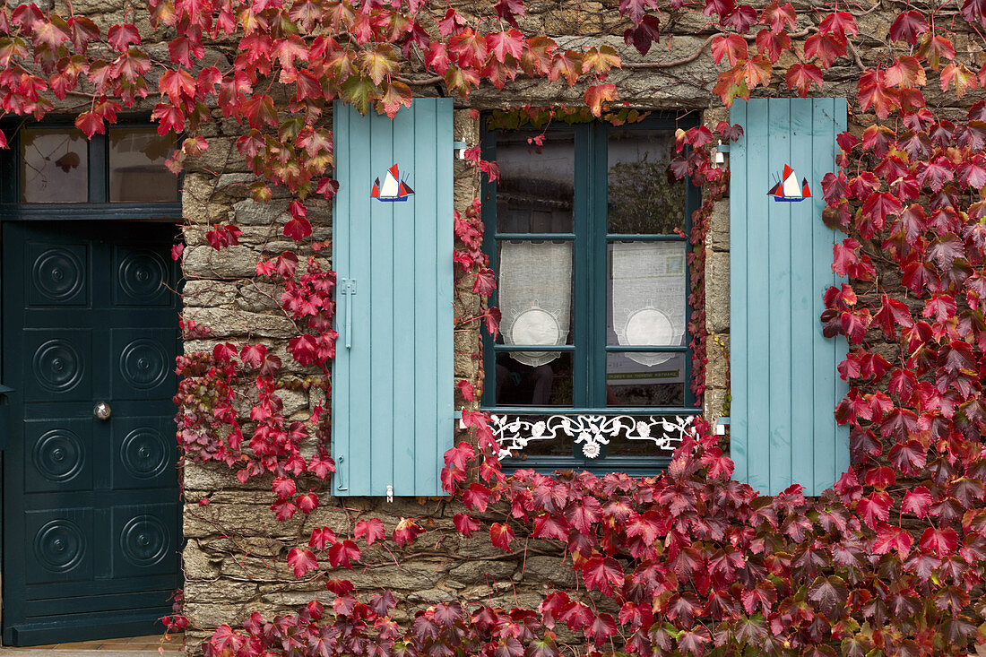 Cottage, Isle of Groix, Bretagne, Frankreich